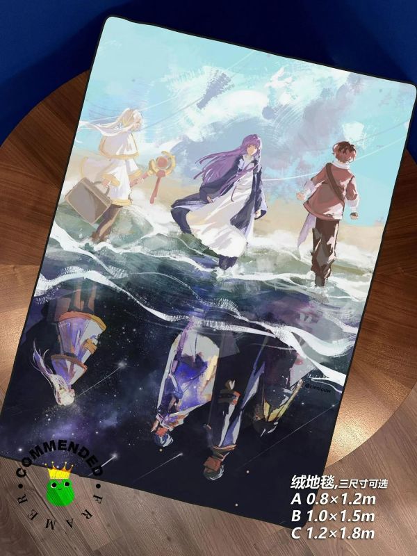 【海外代購】皇呱 《三人與舊影》葬送的芙莉蓮裝飾畫 午睡毯 地毯 