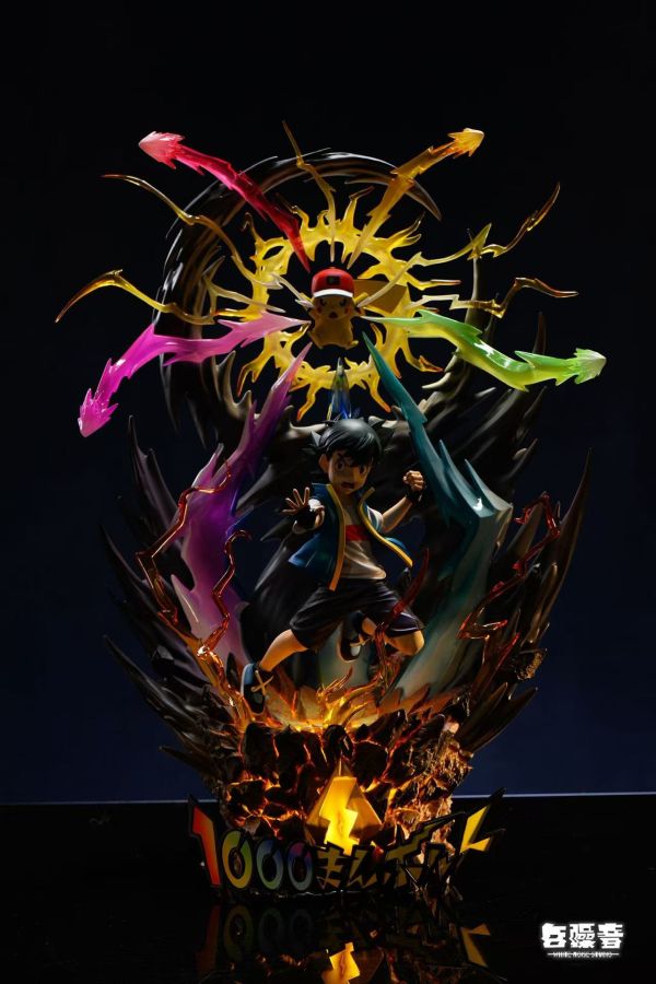 【預定】白噪音 全新寶可夢系列第一彈 小智皮卡丘Z招式-千萬伏特 