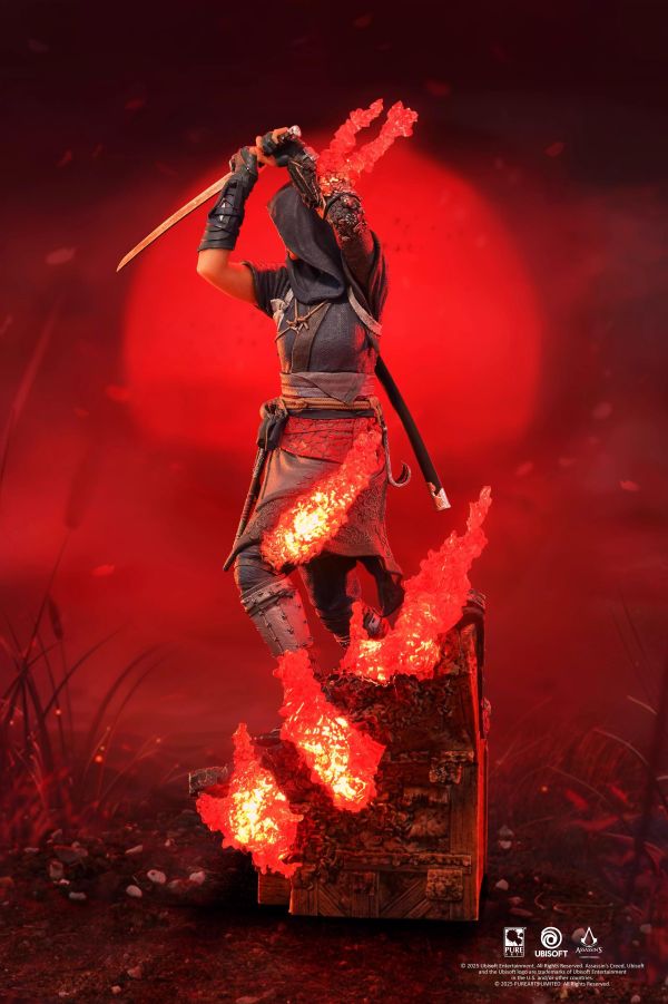 【海外代購】PureArts ASSASSIN'S CREED SHADOWS ANIMUS YASUKE 1/8 SCALE STATUE《刺客教條：影》彌助&奈緒江 1/8 PVC發光 