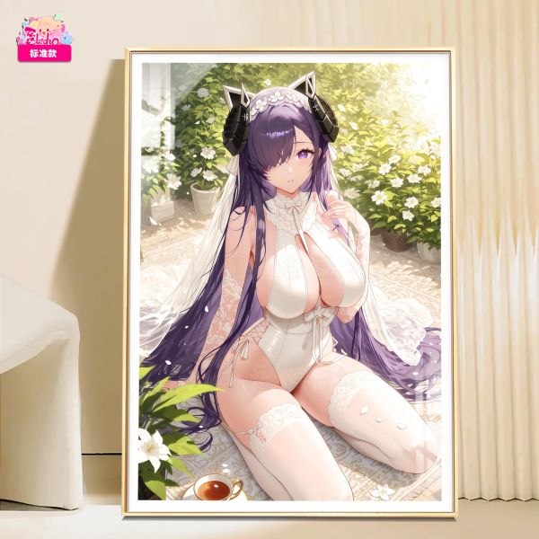 【海外代購】阿喵畫社 迎辰 婚紗奧古斯特8k主題高清裝飾畫 午睡毛毯 床頭地墊 護腕滑鼠墊 冰箱貼 