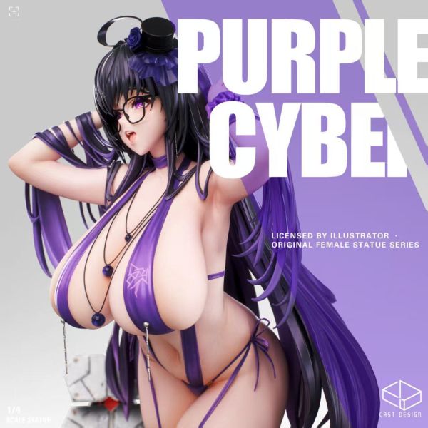 【預定】Cast Design 原創女雕系列 No.1－Purple Cyber（紫色賽博） 