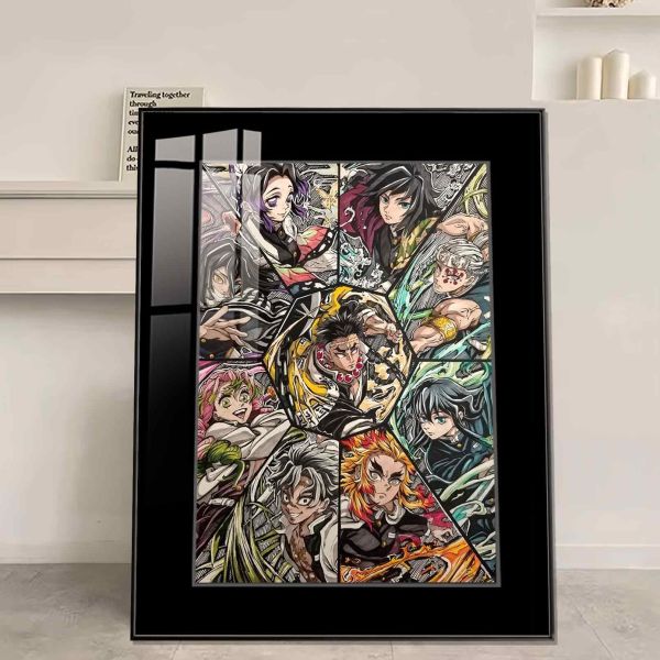 【海外代購】橘子 JUZI 鬼滅之刃九柱切片海報 