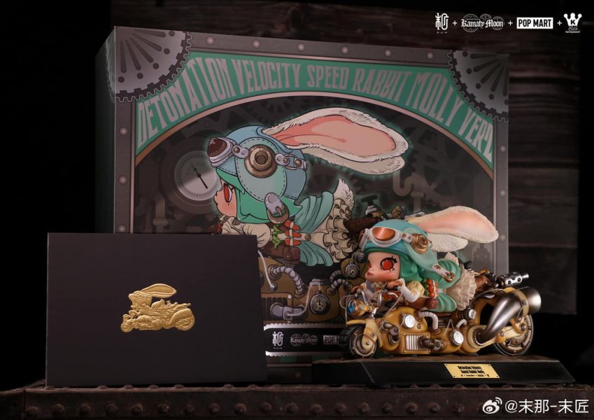 【海外現貨】末那末匠+POPMART 《蒸氣龐克爆裂時速兔女郎MOLLY》 