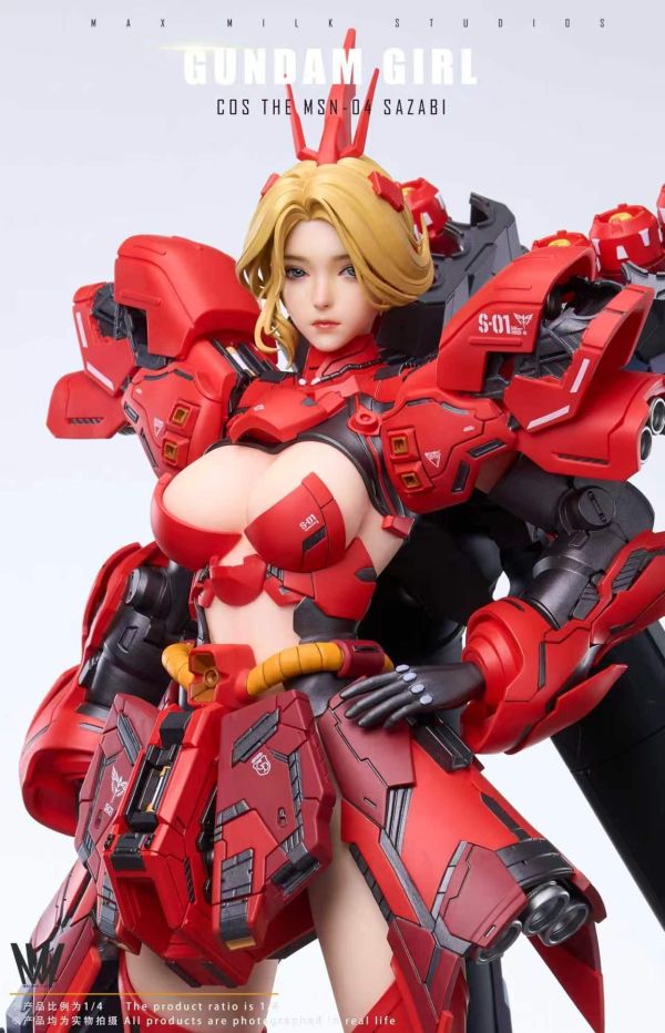 【預定】Max Milk MMS 機娘系列第五彈-沙娘-JN5.0 Cos TheSAZABI機娘 GUNDAM GIRL 