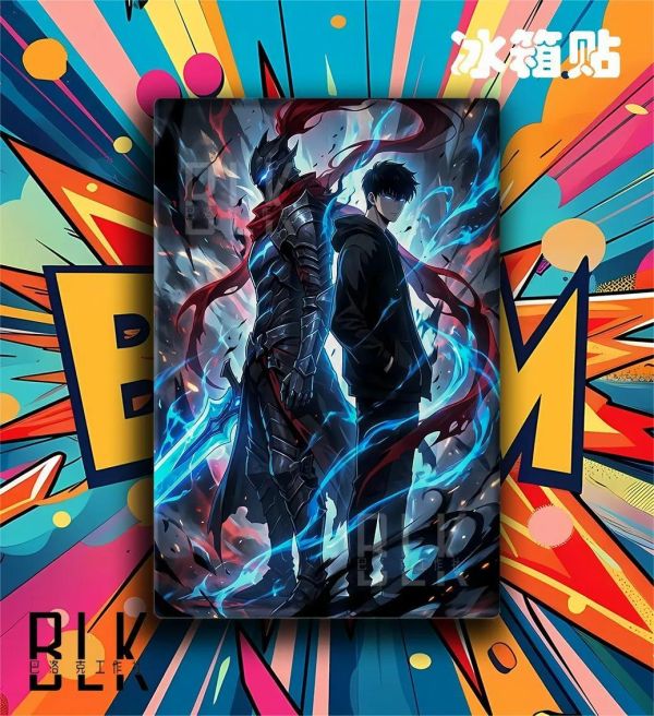【海外代購】巴洛克 《暗影程肖宇》我獨自升級裝飾畫冰箱貼 