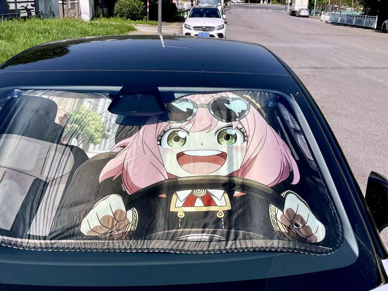 【海外代購】千鳥社 間諜過家家阿尼亞Anya汽車前擋遮陽隔熱膜 