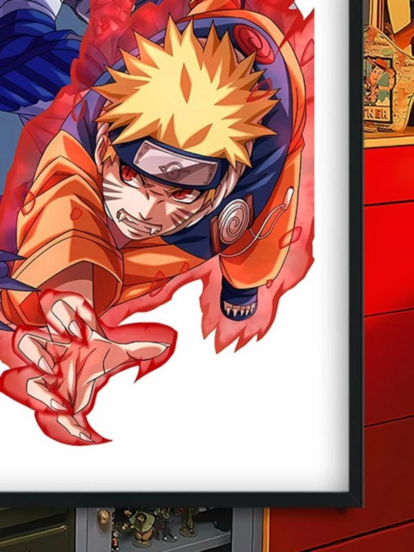 【海外代購】巴洛克 《鳴人vs佐助》火影忍者Naruto裝飾畫 