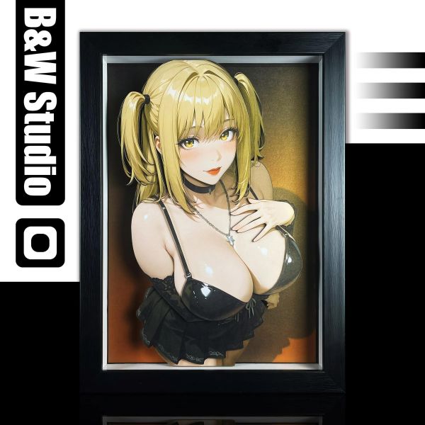 【海外代購】黑白畫映 B&W Misa 彌海砂 立體裝飾畫 DSMG-140/DSMGSlim-140 