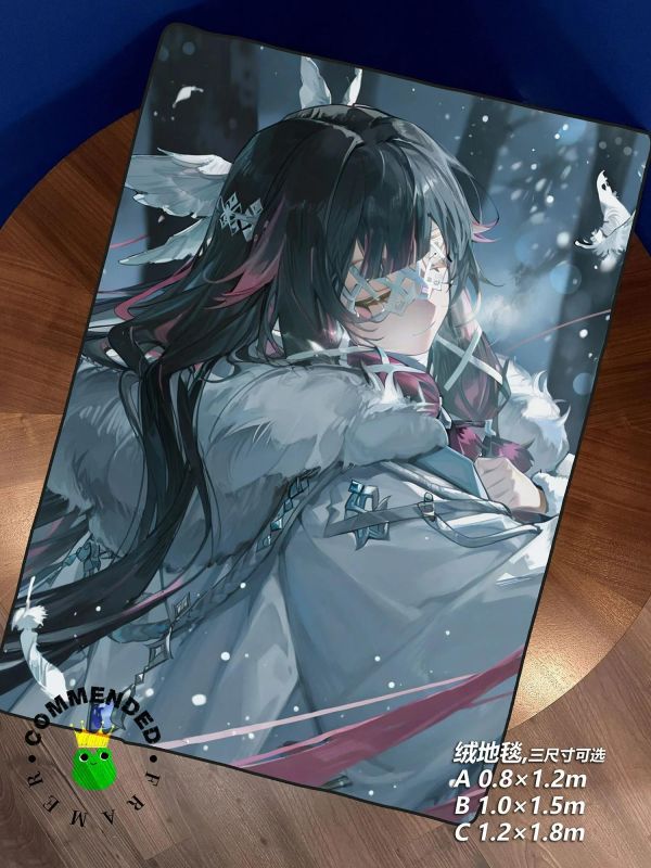 【海外代購】皇呱《少女哥倫比婭》原神愚人衆十一執行官第三席裝飾畫 午睡毯  地毯 
