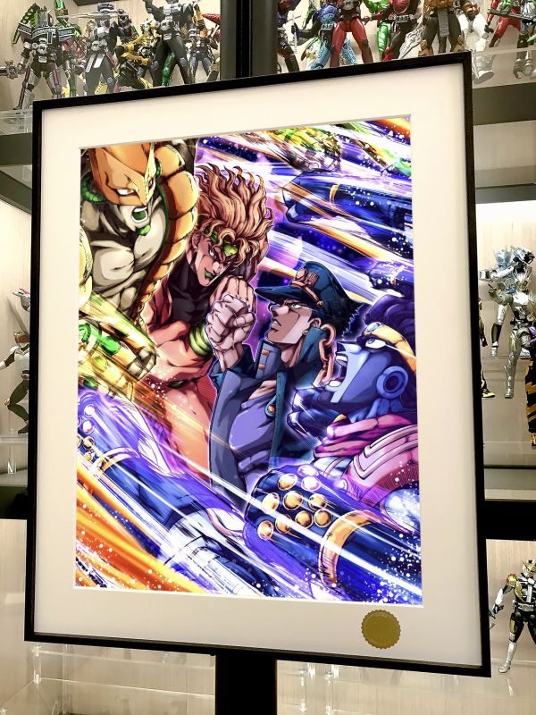 【海外代購】星空 《白金之星vs世界》JOJO的奇妙冒險承太郎星塵鬥士迪奧Dio石鬼面動漫裝飾畫 