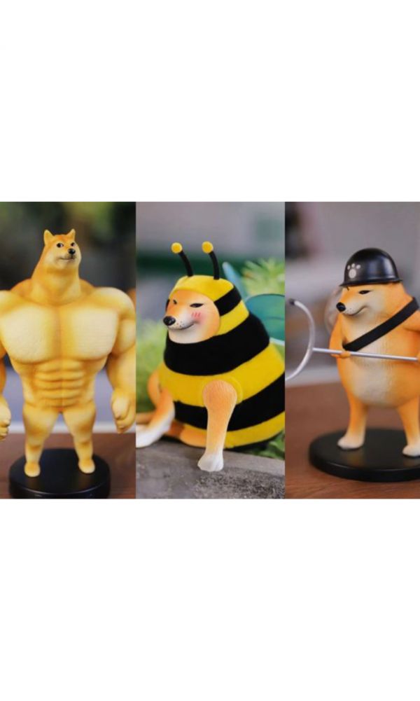 【海外代購】沙雕 組合款柴柴第三彈 蜂蜜柴 叉子柴 肌肉大柴 