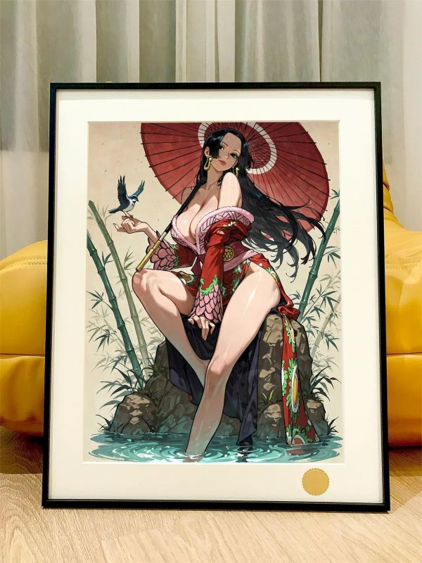 【海外代購】星空 《和風漢庫克》海賊王蛇姬女帝七武海裝飾畫 