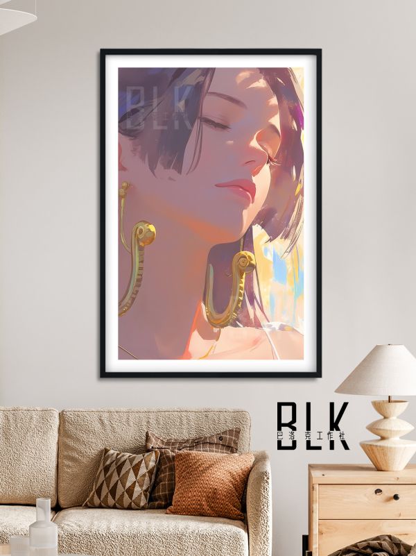 【海外代購】巴洛克  《陽光女帝》海賊王onepiece波雅漢庫克七武海動漫二次元裝飾畫冰箱貼 