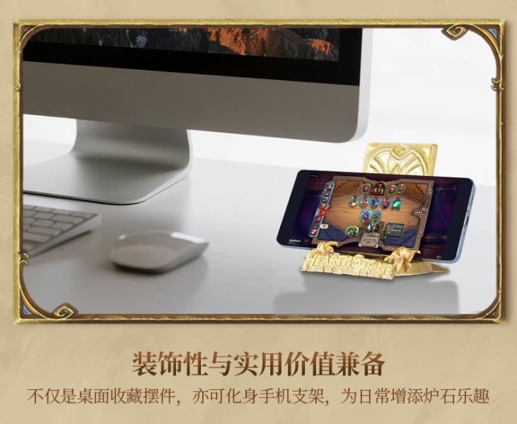 【預定】HEX Collectibles 黃金挑戰卡背 爐石戰記 金屬典藏擺件 