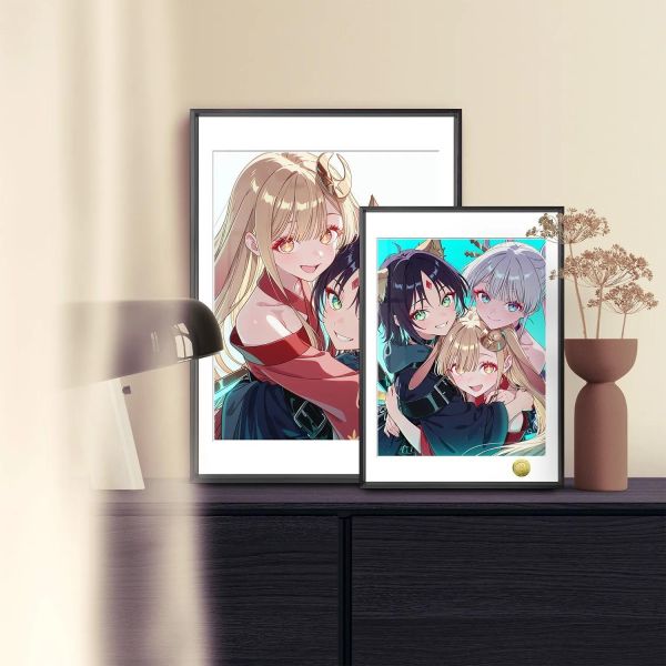 【海外代購】皇呱 《音樂少女cp抱抱》超時空輝夜姬裝飾畫 