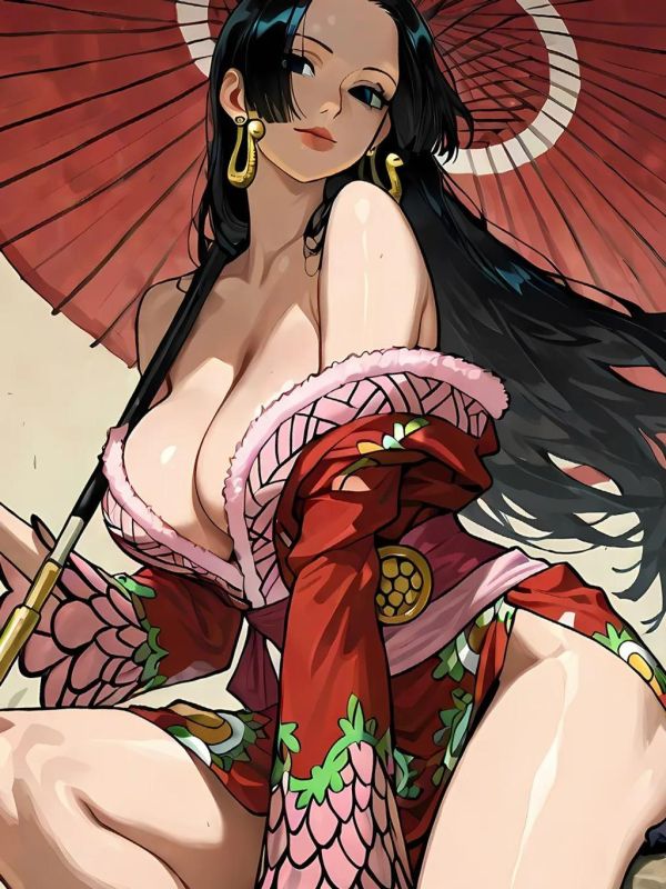 【海外代購】星空 《和風漢庫克》海賊王蛇姬女帝七武海裝飾畫 
