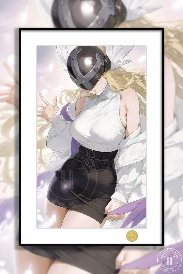 【海外代購】H2 《時尚天女獸》數碼寶貝大冒險裝飾畫 