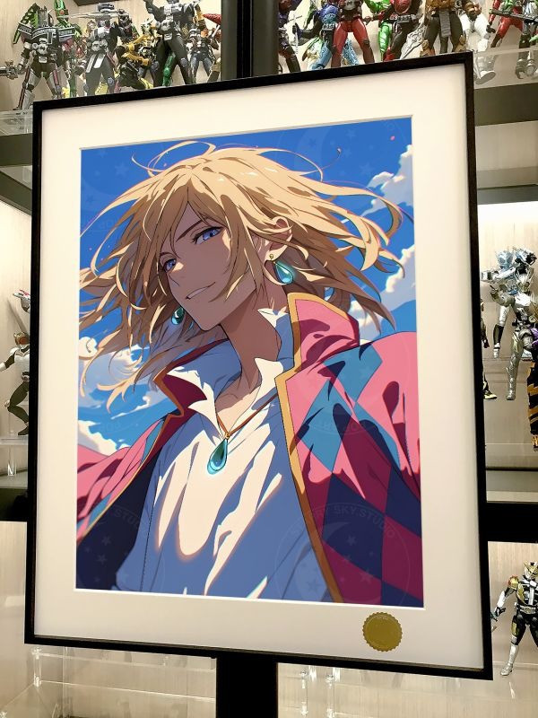 【海外代購】星空 《晴空哈爾》潘德拉肯呼嘯山城宮崎駿裝飾畫 