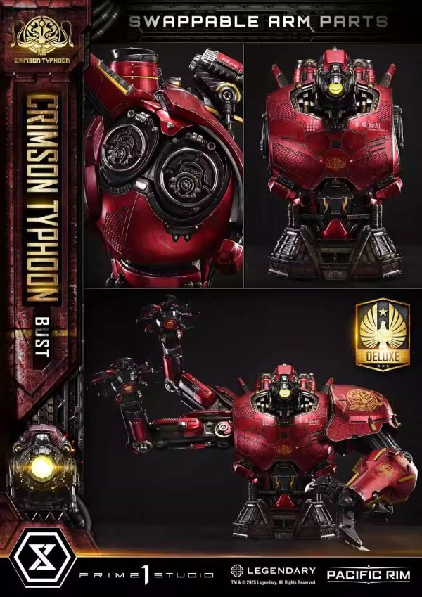 【預定】Prime 1 P1S 暴風赤紅胸像 環太平洋 