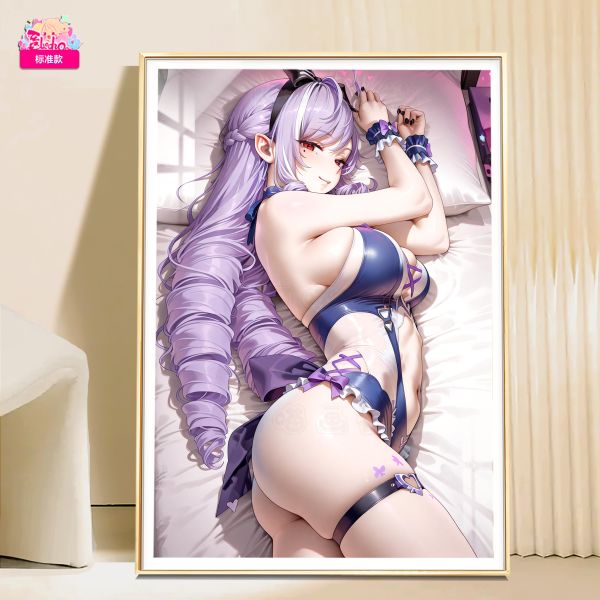 【海外代購】阿喵畫社 入睡前奏 薇薇安 8k主題高清裝飾畫 