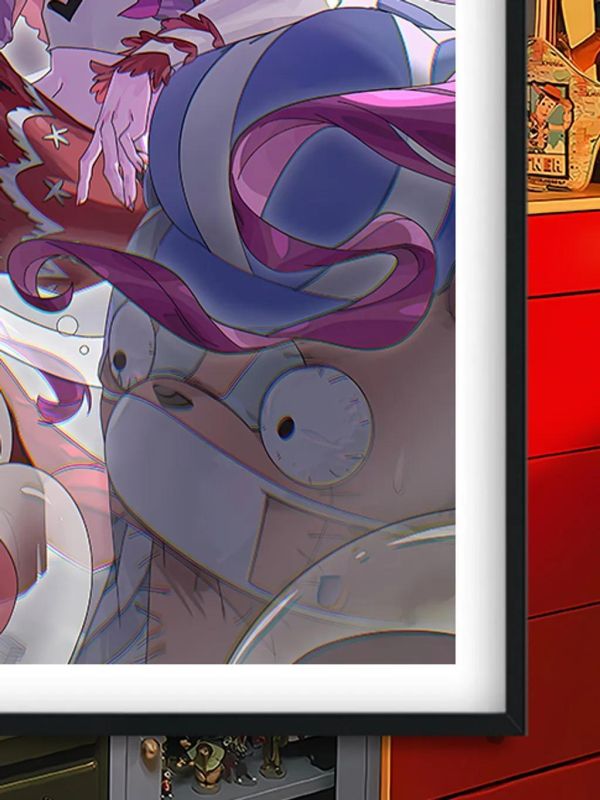 【海外代購】巴洛克 《調皮幽靈公主》佩羅娜海賊王裝飾畫冰箱貼 