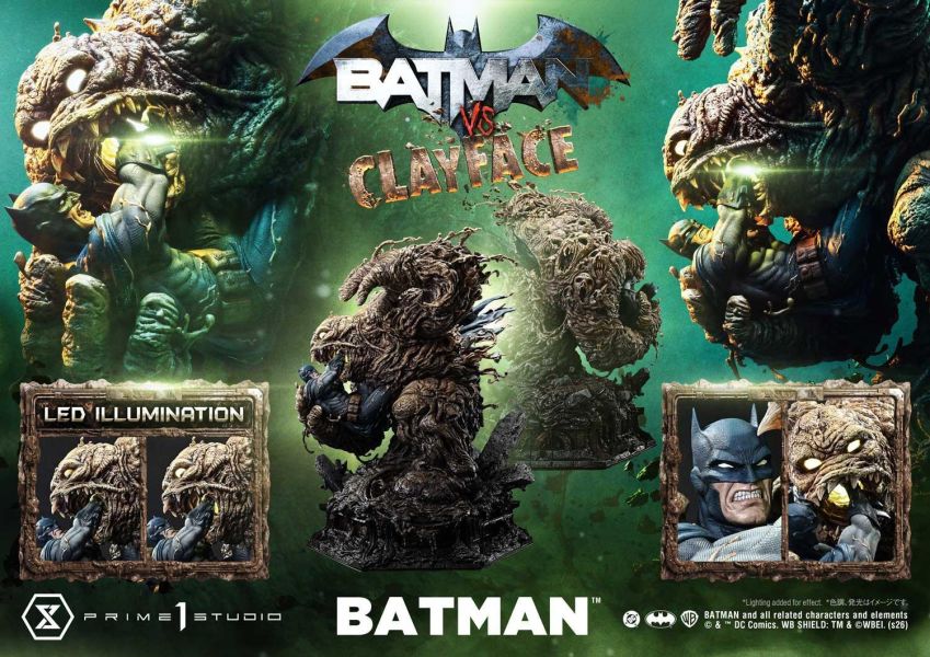 【預定】Prime 1 Studio（P1S） 1/4 蝙蝠俠 VS 泥面人（Batman VS Clayface）場景雕像 DC漫畫 