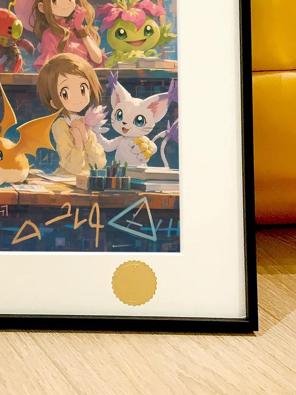 【海外代購】星空 《數碼寶貝課堂》Digimon動漫裝飾畫 