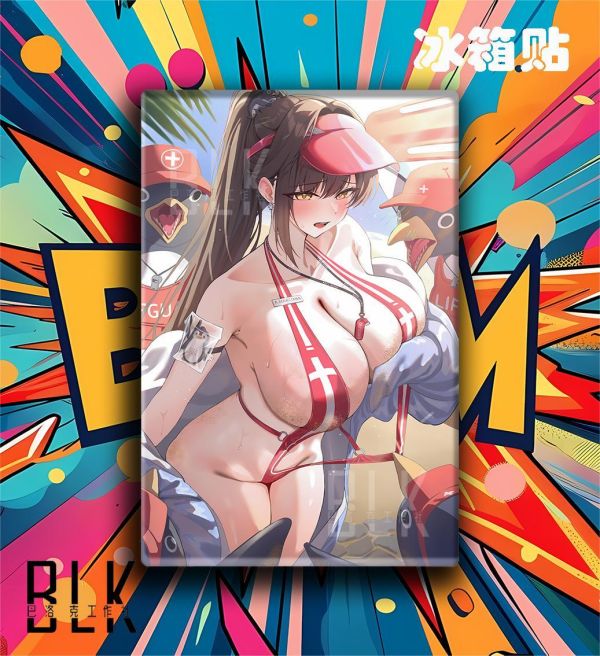 【海外代購】巴洛克 《Marciana》娜由塔梅登viper勝利女神妮姬NIKKE動漫裝飾畫冰箱貼 