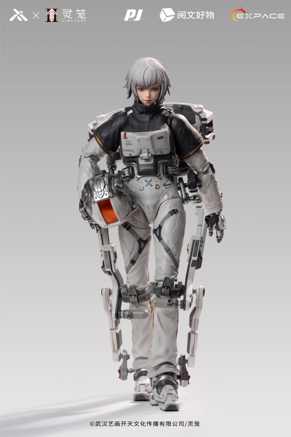 【預定】Moki Magic 靈籠 雨燕號艙外作戰服 白月魁 1/6收藏級可動人偶 