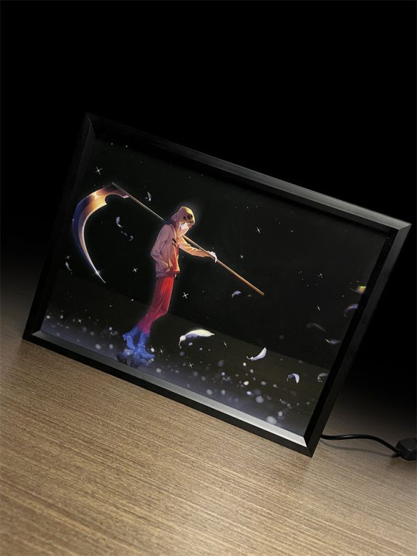 【海外代購】萌萌匠 殺戮天使 藍牙音箱導光畫扎克瑞吉兒擺台 