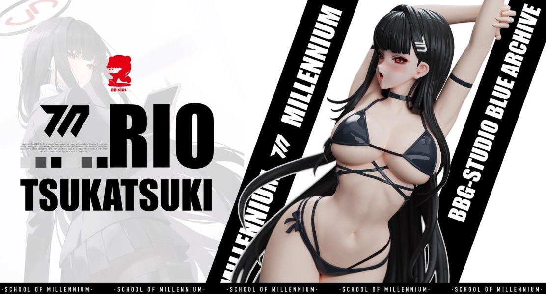 【R18-預定】BB Girl 調月莉音 1/6比例雕像 
