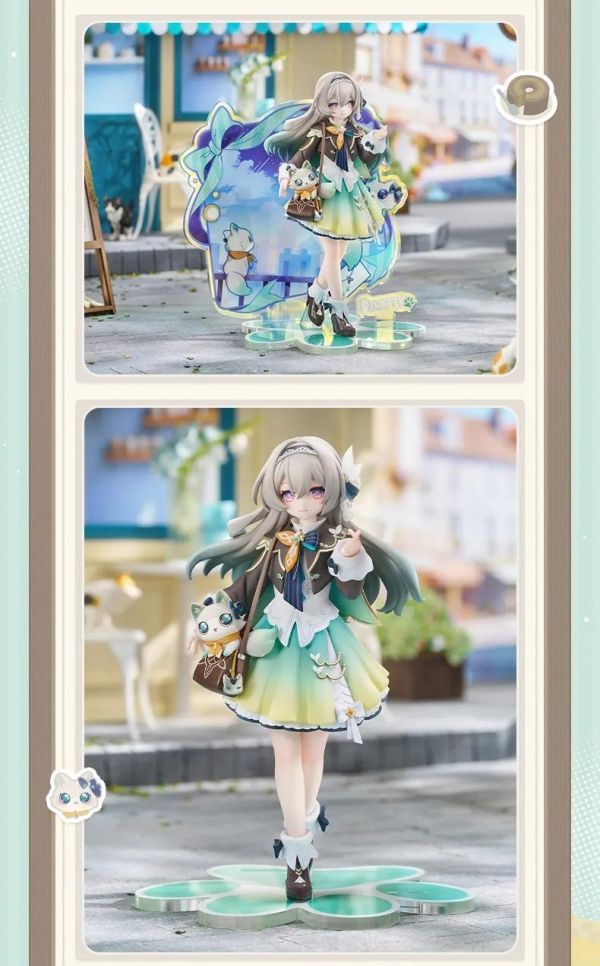 【PVC預定】RIBOSE RISE UP+系列 崩壞：星穹鐵道 小不點貓貓系列手辦 流螢 Ver. 