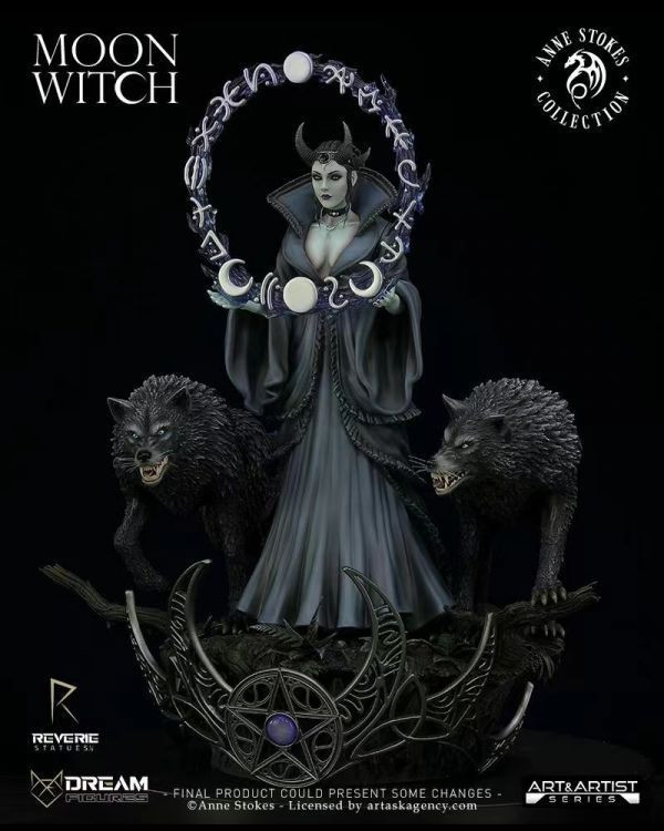 【海外代購】Dream Figures Anne Stokes 藝術家系列 月亮女巫 