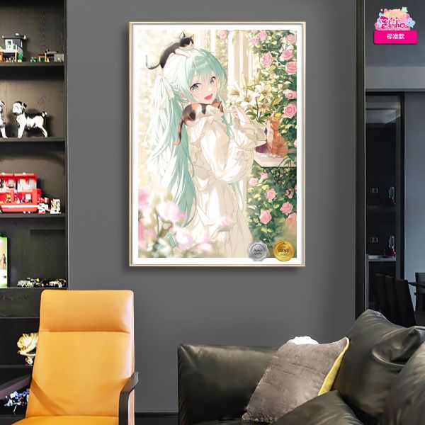 【海外代購】阿喵畫社 迎辰 初音未來 8k超清裝飾畫 
