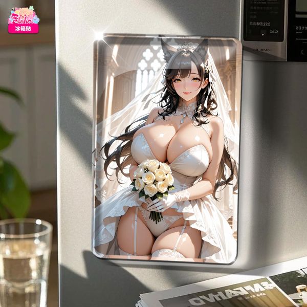 【海外代購】阿喵畫社 婚紗 愛宕 復古款實木紀念超清裝飾畫 大護腕滑鼠墊 午睡毛毯 冰箱貼 