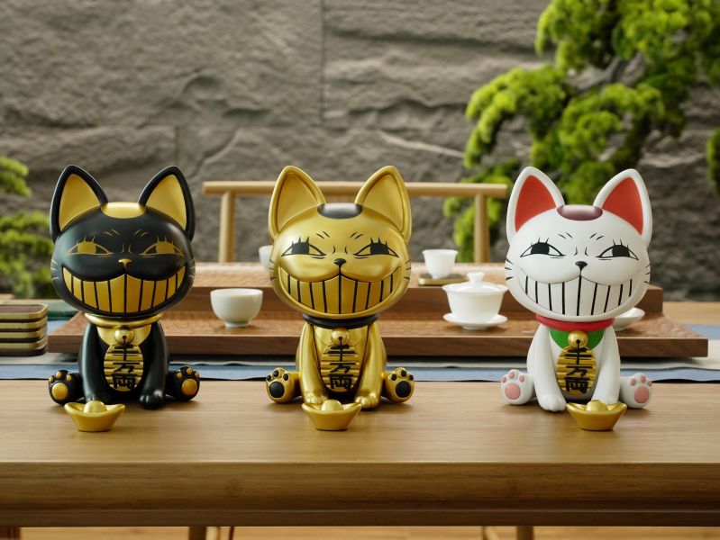 【預定】禦宅Home 當噠當（膽大黨）高速婆婆 財神貓 招財貓-坐等發財 手辦 家居擺件 