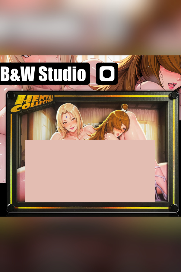 【R18-海外代購】黑白畫映 B&W Ben's Delusion Ben的妄想世界系列桌面裝飾卡磚第三十八彈 綱手×冥 HCCBC-038 