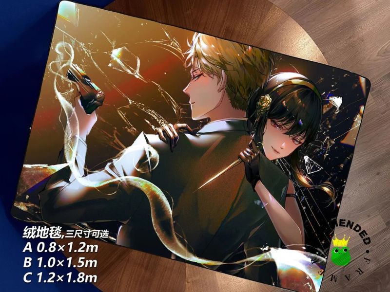 【海外代購】皇呱 《優雅夫婦》間諜×過家家裝飾畫 午睡毯  地毯 