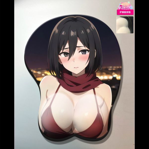 【海外代購】阿喵畫社 紅禮服 三笠復古款 8k復古款主題高清裝飾畫 護腕滑鼠墊 冰箱貼