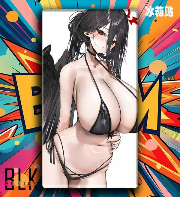 【海外代購】巴洛克 內衣羽川蓮見蔚藍檔案裝飾畫/冰箱貼 