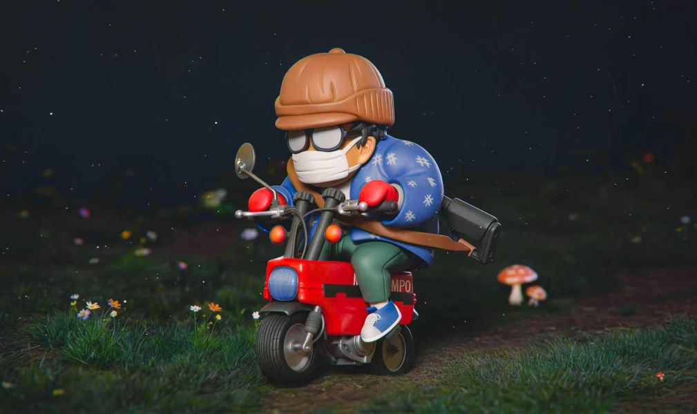 【海外代購】TOR WCF鳥山明系列006 騎車鳥山明 