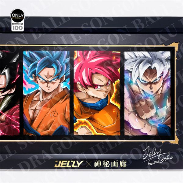 【海外代購】【130*49CM】神秘畫廊 Jelly 龍珠 悟空 長副藝術 裝飾畫 