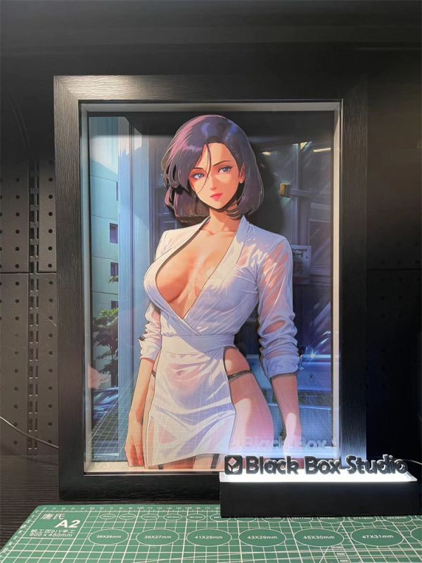 【海外代購】黑盒子 Black Box 野上冴子 桌面超迷你立體相框 