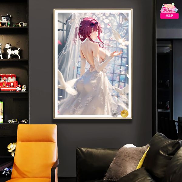 【海外代購】阿喵畫社 婚紗 卡芙卡 8k超大高清裝飾畫 