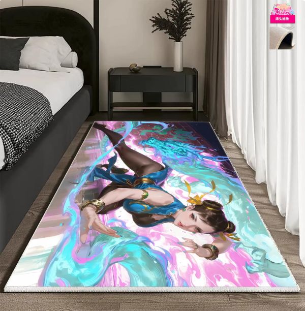 【海外代購】阿喵畫社 拳皇 新年限定 擒龍春麗五幅套裝 新品異形套組裝飾畫 發光滑鼠墊 床頭地墊 冰箱貼 