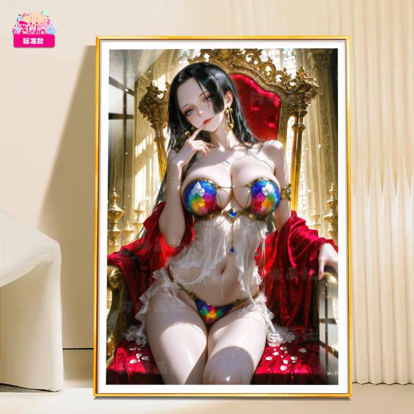 【海外代購】阿喵畫社 彩鱗公主 女帝漢庫克 新品8k主題超清裝飾畫 午睡毛毯 護腕滑鼠墊 冰箱貼 