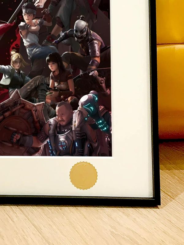 【海外代購】星空《靈籠》白月魁ASH馬克查爾斯隨影國漫動漫裝飾畫 