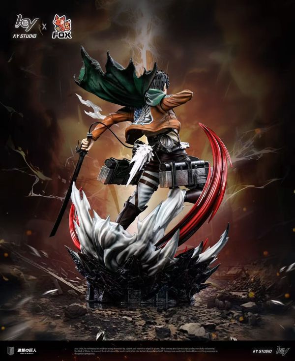 【預定】ky×fox工作室 進擊的巨人 第一彈 艾倫 