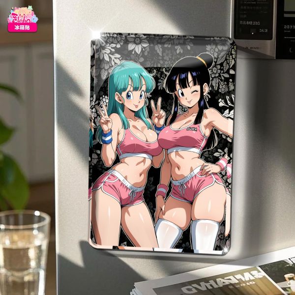 【海外代購】阿喵畫社 七龍珠 青春物語 琪琪與布瑪 新品8k主題高清裝飾畫 牆面掛毯  地墊  冰箱貼 