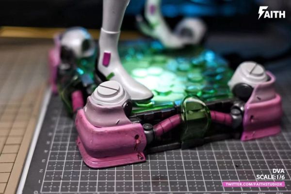 【海外代購】Faith Studio 輕雕像系列第一彈遊戲女孩 守望Dva 